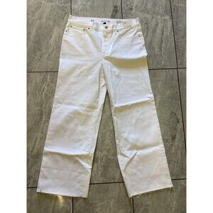 J. Crew ‘96 Slim White Wide Leg Jeans 29